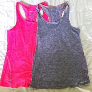 2 Tommie Copper Cool Copper Racerback Tanks Large